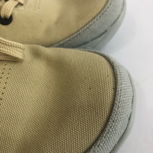 Nobull canvas cream sneakers. - Picture 4 of 8